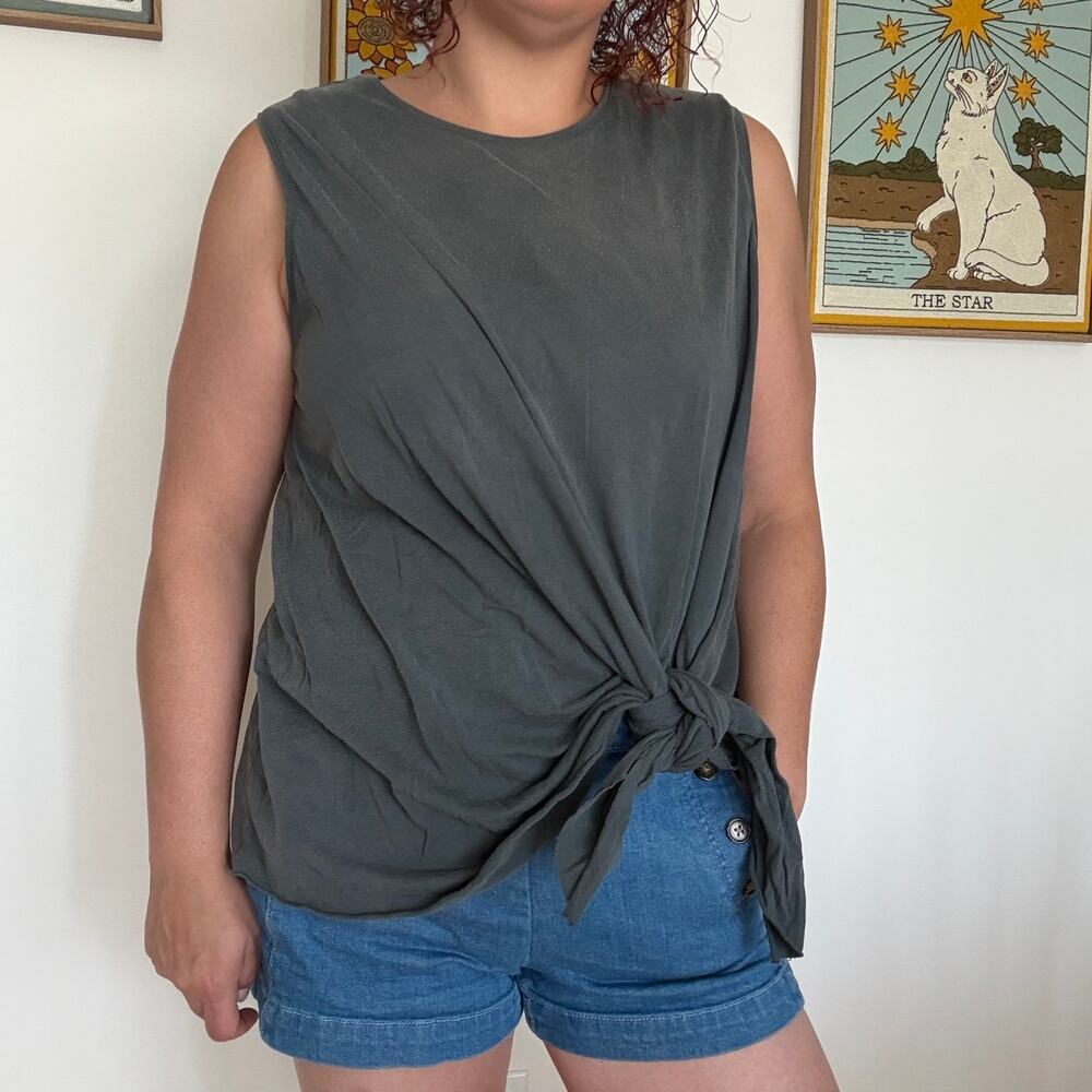 Asos sleeveless t shirt size 16